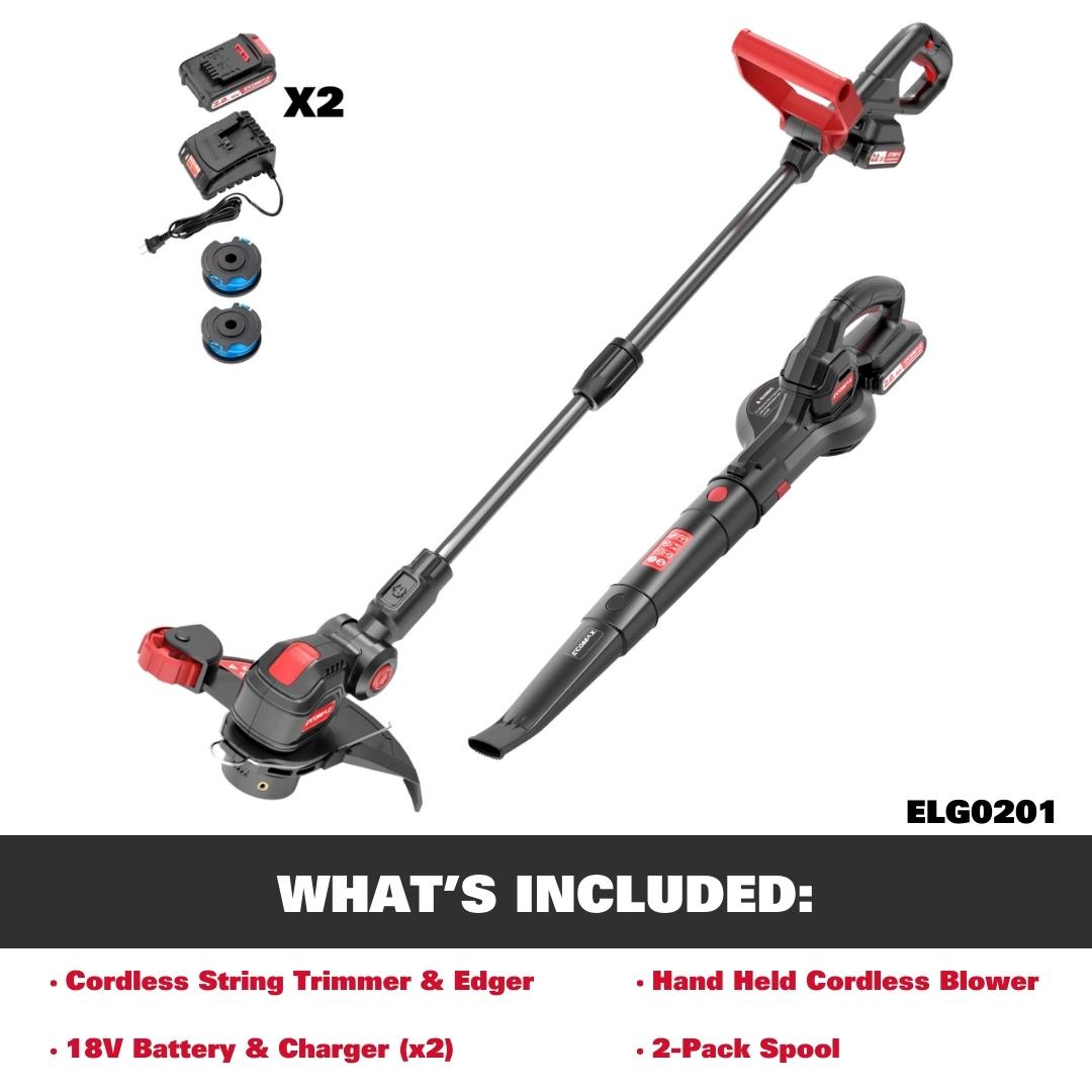 Ecomax 2-in-1 Cordless String Trimmer & Edger - Ecomax Products Store
