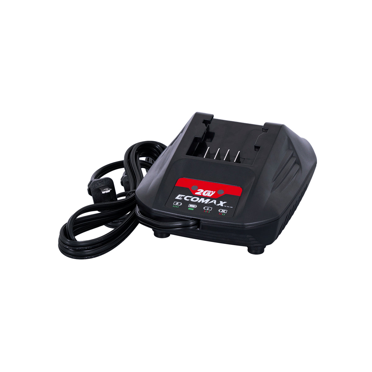 Ecomax 2.4Ah Battery Charger for 20V Lithium-Ion Batteries