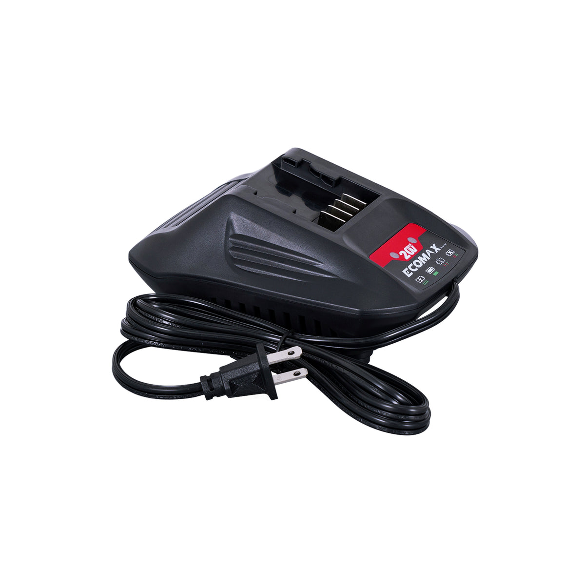 Ecomax 2.4Ah Battery Charger for 20V Lithium-Ion Batteries