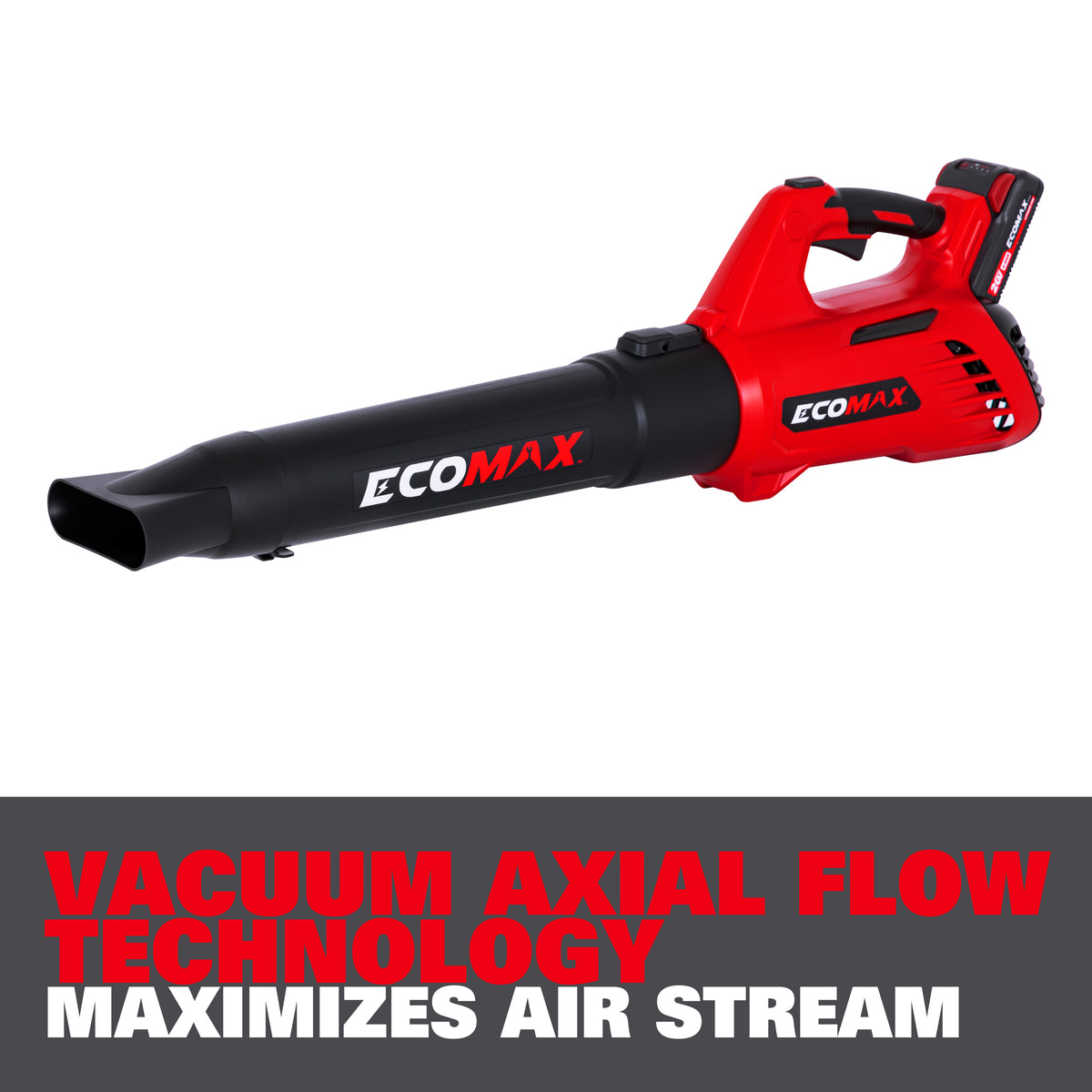 Ecomax 20V Cordless Leaf Blower - Tool Only