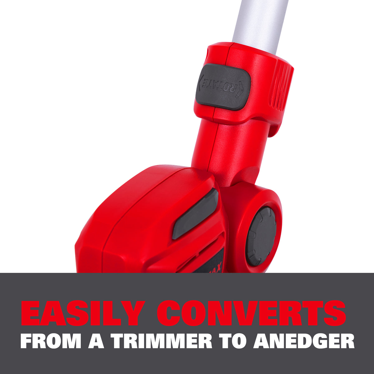 Ecomax 20V Cordless String Trimmer &amp; Edger – Tool Only