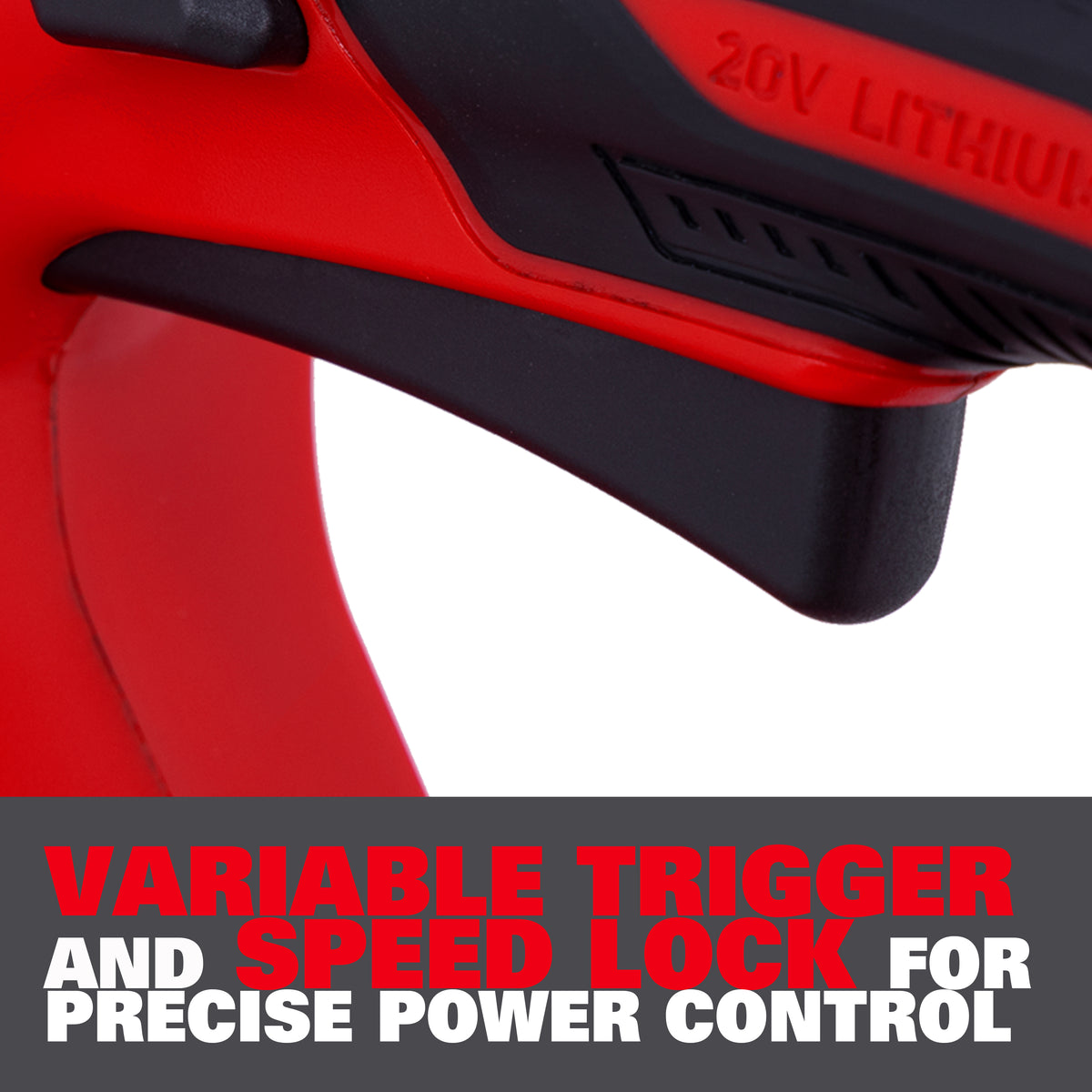 Ecomax 20V Brushed Hedge Trimmer with 2.0Ah Battery and Charger