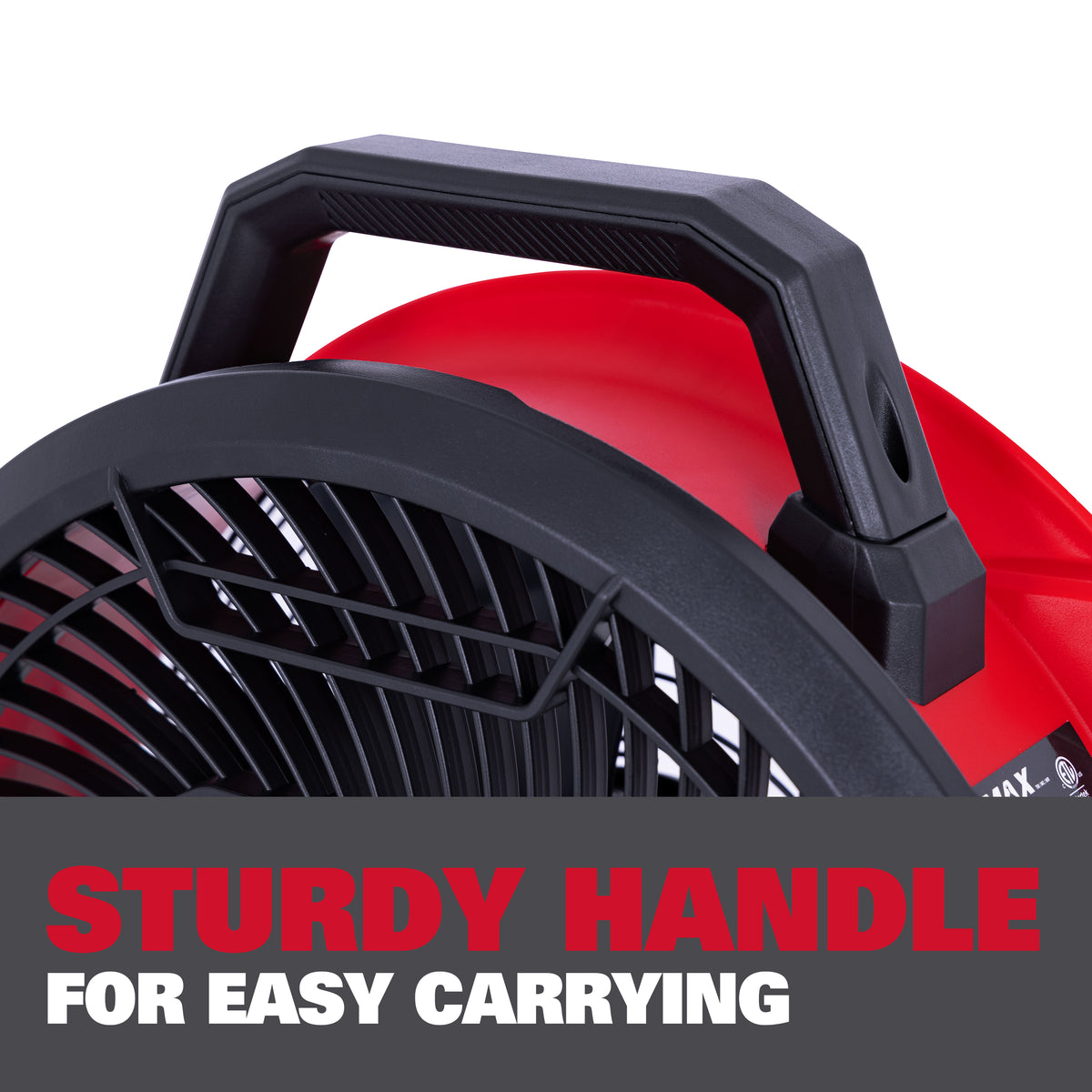 Ecomax 12&quot; AC/DC 2-Speed Misting Fan for Bucket and Garden Hose - COSTCO EXCLUSIVE