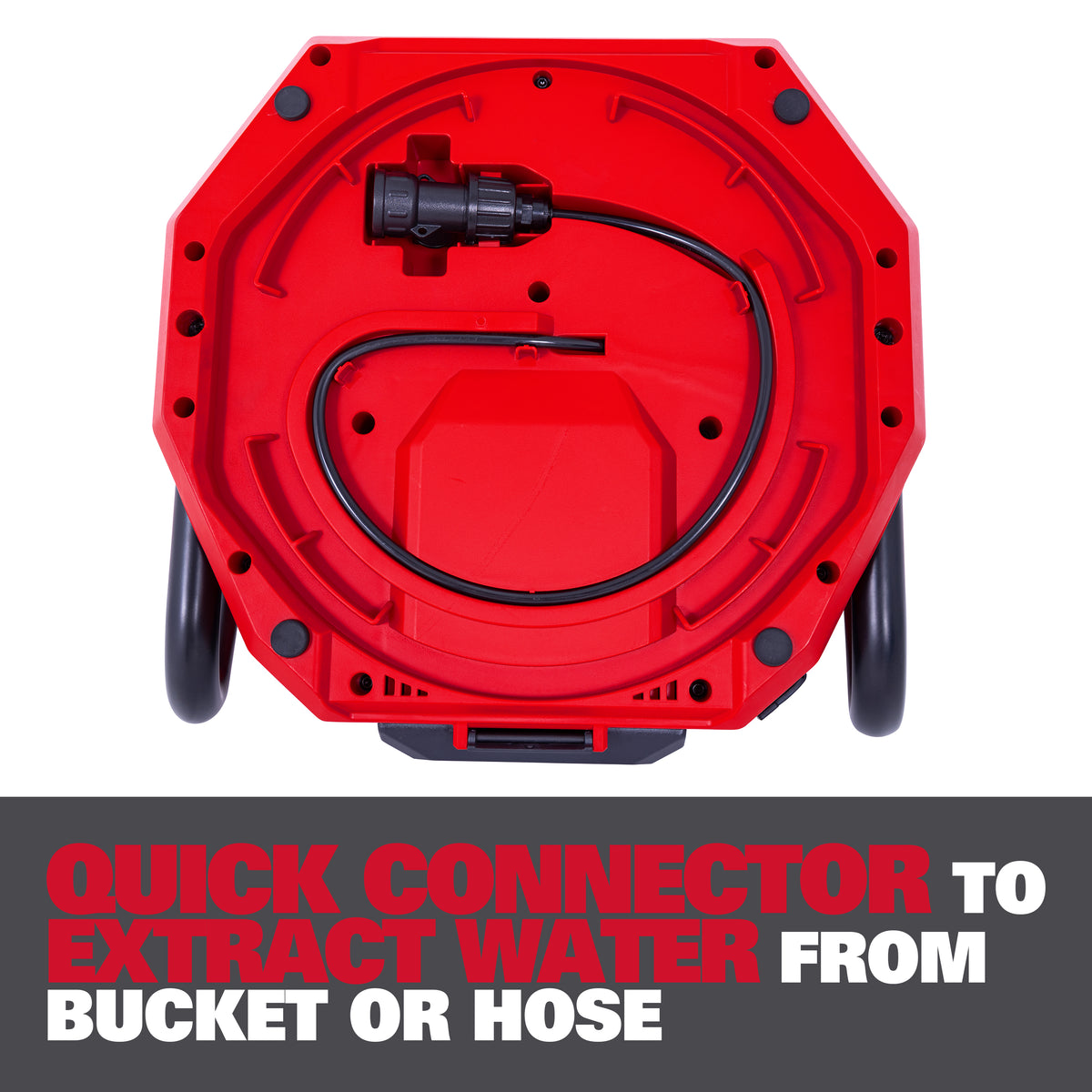 Ecomax 12&quot; AC/DC 2-Speed Misting Fan for Bucket and Garden Hose - COSTCO EXCLUSIVE